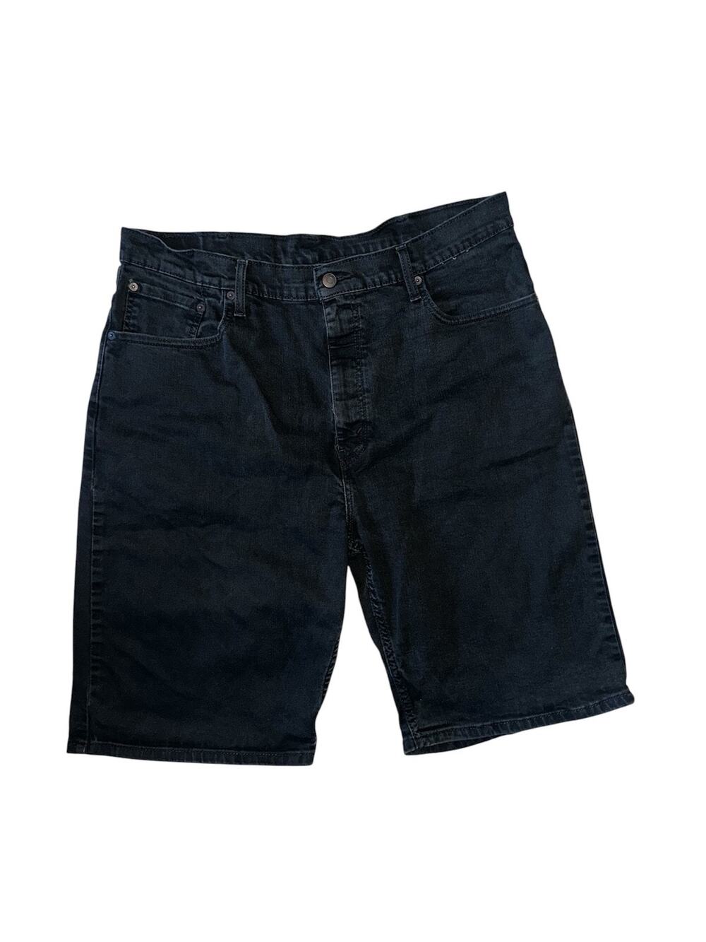 Levi's Men's 569 Denim Shorts W38 Black